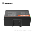 Scodeno IP40 1000 Mbps 16 portas Ethernet Industrial Managed PoE Trilho DIN